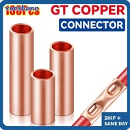 XUESHANN 100Pcs GT Copper Terminal Connecting Tube, Cable Connector Kit GT-1/1.5/2.5/4/6/10/16/25 Wi