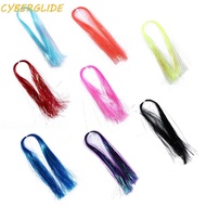 CYBERGLIDE Assist Hooks Line Fishing Tools Tinsel Streamer Shining Flash Fly Fishing Jig Hook Stream
