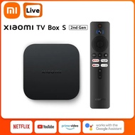 Global Version Mi TV Box S 2Nd Gen 2GB 8GB 4K Ultra HD Google TV Dolby Vision Google Assistant Bluetooth 5.2 Media Player