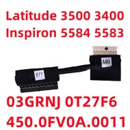 FOR DELL Latitude 3500 3400 P86F E3400 5584 5583 Laptop, battery cable connection cable 0TTHP3 450.0