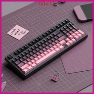 LID 133 Keys Gradation Theme Keycap PBT Side Printed Keycaps Keycaps Backlit Key Caps For 6 25U Keyb