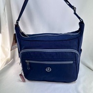 BESIDE-U 專櫃  子母袋側背包 RFID防盜尼龍材質 BFYPRO214R-3H7深藍色/新字母$3250