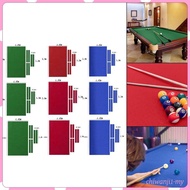 [ChiwanjicdMY] 7ft/8ft/9ft Billiards Pool Tablecloth with Cushion Strips Snooker Cloth Felt Premium 
