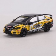 SHADOW 1/64 Honda Civic Type R FD2 SPOON Alloy Diecast Car Model Toy Birthday Gift