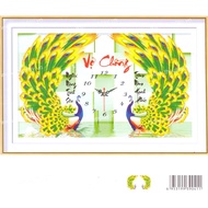 ABC 3D Diamond Painting Clock of a Husband and Wife with Deep Love, One Hundred Years of Happiness Y