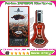 Parfum ZAFARON Ahsan Original 35ml EDP BPOM Spray - MINYAK WANGI JAFARON JAPARON - MINYAK JAPARON ZA