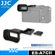 JJC Long Camera Eyecup For Sony A7C II and A7CRSoft Silicone Extended Eyepiece Viewfinder Eyeshade A