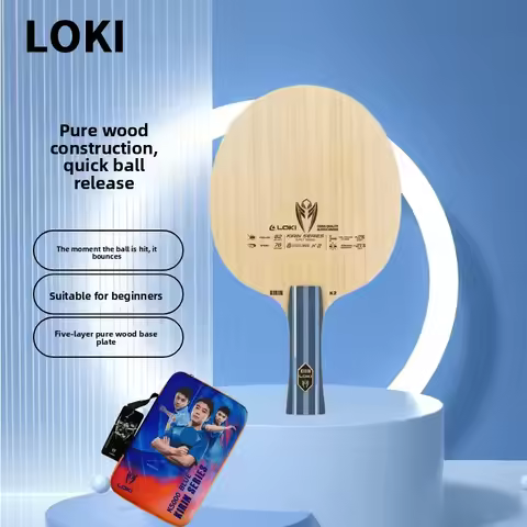 LOKI Kirin K2 Table Tennis Blade 5 Layers Pure Wood Racket