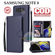 HP Flip Case Samsung Galaxy Note 8 Premium Quality Flip Leather Case/Mobile Wallet