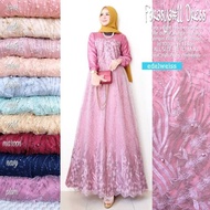 Farasya #11 Dress Kondangan Dress Tile Jumbo Dress Brukat Jumbo Party