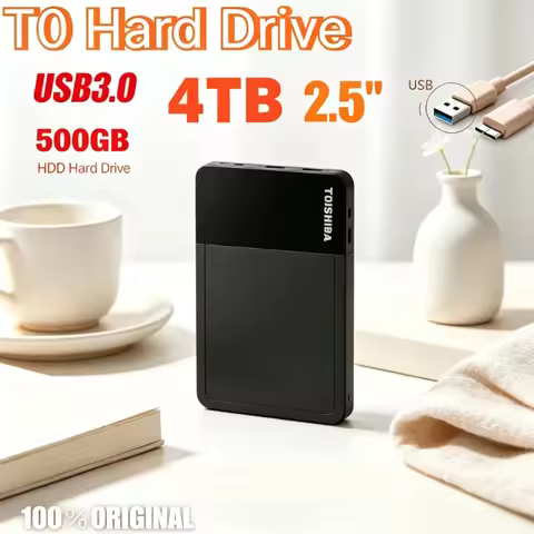 Toshiba T02pcs Portable External High Speed USB Storage Disk Compatible Laptop Desktop Mac Android M