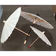 Player Creative Hall~With Clay, Collage, Painting, M621-1 White Paper Umbrella, 2 Styles-8 Inch, 12 