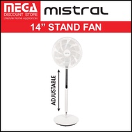 MISTRAL MLF1488R 14" DC SLIDING STAND FAN WITH REMOTE