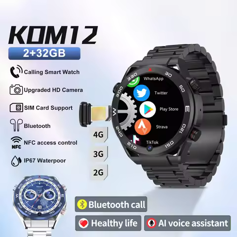 SERVO 4G LTE Watch Phone 1.62 Inch Android 8.1 Bluetooth Call WIFI GPS Camera 2GB+32GB Sport SIM car
