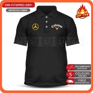 Dry Fit Mercedes Callaway Golf Microfiber Polo T Shirt Baju Unisex Casual Tee Sport T-Shirt Shirts Pakaian Murah Sale