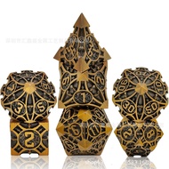 Metal DICE Set TRPG Role Playing D6 Board Game DND Dungeon and Dragon D20 DICE DICE