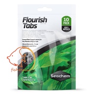 Seachem Flourish Tabs 10's Plant Root Tab Fertilizer Fert Baja Pokok Aquascape