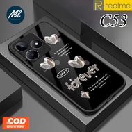 Latest Realme C53 NFC Glass Softcase [SK50] - Realme C53 glass softcase - Realme C53 glass Glitter s