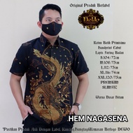 KEMEJA Nagasena Short Sleeve Men's Batik Shirt Top | Hem batik Men full batik Dewo batik Center Solo Original Uniform Shirt batik Men Long Sleeve full batik Shirt Men batik Shirt slim fit batik Men premiumNo