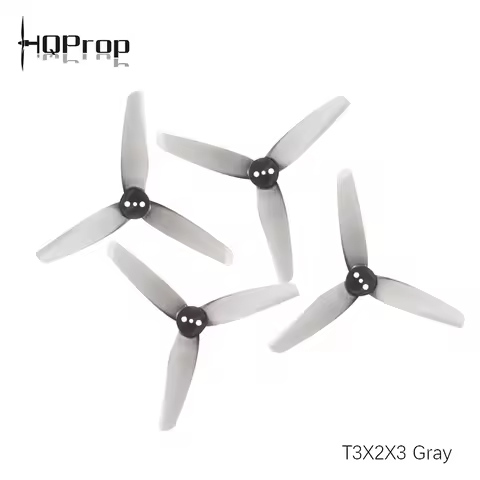 4/20PCS HQ Durable Prop T3X2X3 Grey CW CCW Poly Carbonate 3 inch Propeller for Brushless Motor FPV R