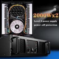 PADON  Professional amplifier 3u power amplifier Class H dual 18 inch subwoofer two channels professional audio equipment