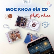 Custom CD Keychain, Scan Music, Music Keychain, Custom Image, Music Playing CD