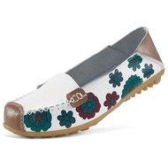 Ablanczoom Womens Loafers Flats Shoes: Women Comfortable Soft Floral Print Dress Loafer Casual Slip 