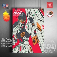 (Ready Stock) Mobile suit Gundam 144 RX-78-2 / RX78-2 / RX78 2 Gundam wall poster sticker deco poste