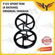 100% ORIGINAL HLY YAMAHA 5XK Y125ZR Y125Z Sportrim Cast Wheel Sport Rim RODA TYRE TAYAR Y125 125Z 125ZR 5XK-F5168-00-33