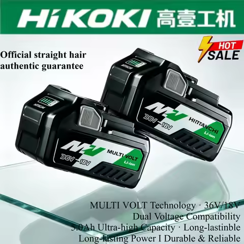 Original HiKOKI multi-voltage lithium battery, high temperature resistant design, high temperature i