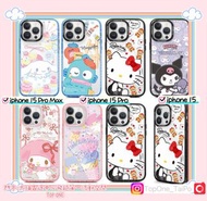 🎀正版Sanrio Kuromi Little twin stars Hello Kitty My Melody Cinnamoroll 水怪 Apple Iphone 15手機殼 手機保護套 Case🎀