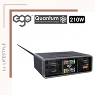 210W Quantum 量子充電器 | GaN變壓晶片 | 兼容市面99%設備快充 | OLED 彩色屏膜