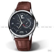 ORIS 0111277264055-Set12384FC Men's Watch Artelier Calibre 112 GMT Day-Night 43mm Leather Brown *Ori