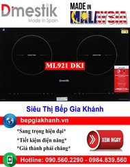 [HCM]Bếp từ đôi Dmestik ML 921 DKI nhập khẩu Malaysia bếp từ bếp điện từ bếp từ đôi bếp điện từ đôi 