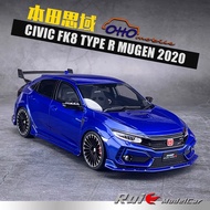 1: 18 OTTO Honda CIVIC CIVIC FK8 TYPE R MUGEN 2020 Simulation Car Model