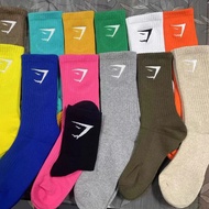 Gymshark Shark Lightweight Cotton Seamless Towel Bottom Fitness Embroidery Sports Stockings Gymshark