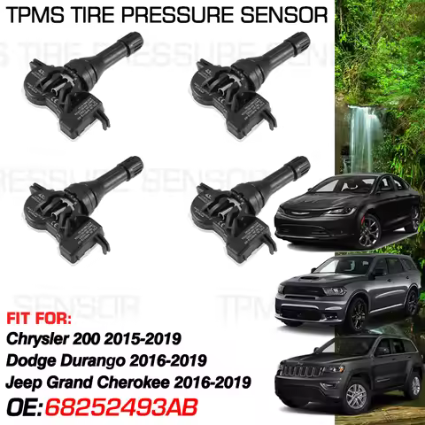 For Chrysler 200 2015-2019 Jeep Grand Cherokee WK2 2016-2019 Dodge Durango 2016-2019 433MHz Car Tire