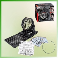 90 Number Bingo Set Bingo Lotto Lottery Machine Family Game Bingo Toy Game Kids Gift ion thruster f