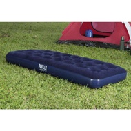 Bestway 67000 Modern Blue Outdoor Inflatable Air Mattress Flocked Plastic Foldable & Extendable Bed