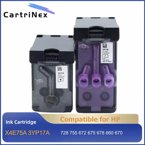 X4E75A 3YP17A Print head Printhead nozzle ink cartridge compatible for HP Tank 728 755 672 675 678 6