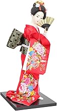 Abaodam kimono doll ornaments blow-up dolls kimono sculpture collectibles figurines asian collectible figurines korean decor Japanese Style Kimono Doll Wood Japanese-style man