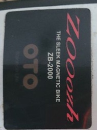 OTO Zooozh ZB-2000 Magnetic Folding Exercise Bike | Compact & Quiet