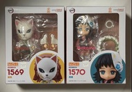 全新未開 一對不散 GSC 黏土人 1569 錆兔 Sabito 1570 真菰 Makomo 鬼滅之刃 Demon Slayer Good Smile Company Nendoroid pvc f