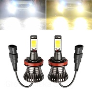 PUTIH Cree led Light h8 h11 h16 dual Color White Yellow trmbus Rain Fog