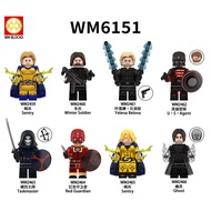 WM6151 WM6152 Building Block Minifigure Children's Toy WM2459-WM2474