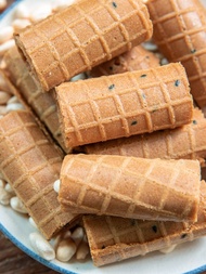 Đông Y Cao Cấp Quà Ăn Nướng Bánh Quy Trứng Đường Đỏ Đồ Ăn Nhẹ Đặc Sản Huzhou Có Hạt Gạo Snack Intern