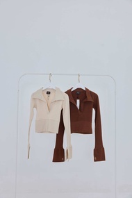 Soho Knit Top - สี Brownie (น้ำตาล) - perfectchaos