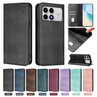 Wallet Flip Leather Case For POCO F8 Pro F8 Ultra Case Redmi K90 Pro Max Case Magnetic Back Cover