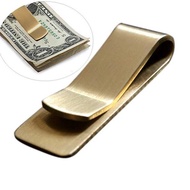 Practical Stainless Steel Money Clip Holder Folder Cash Clip -HHYF