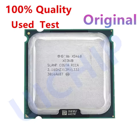 Xeon X5460 Processor 3.16GHz cpu works on LGA 775 motherboard